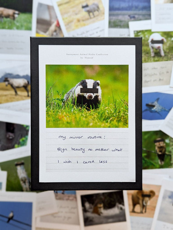 Anonymous Animal Haiku Confessions - The Confession Box - Dan Berg