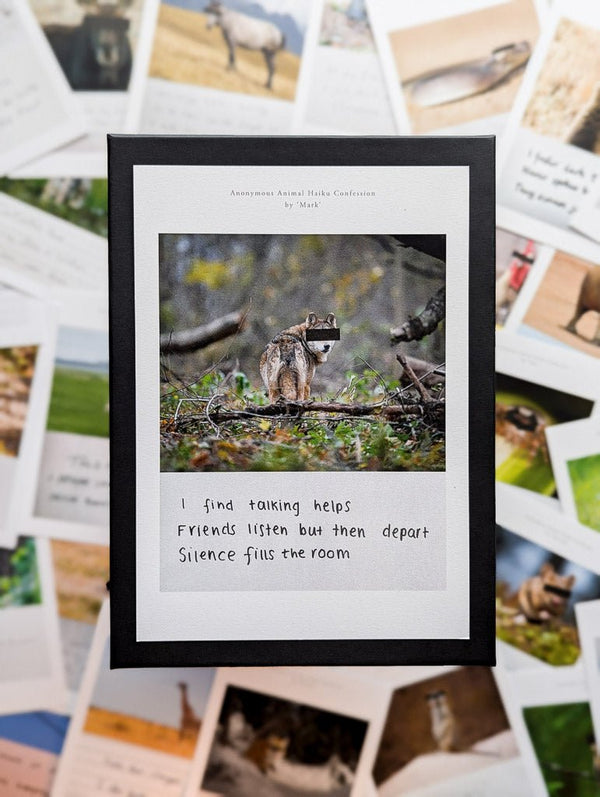 Anonymous Animal Haiku Confessions - The Confession Box - Dan Berg