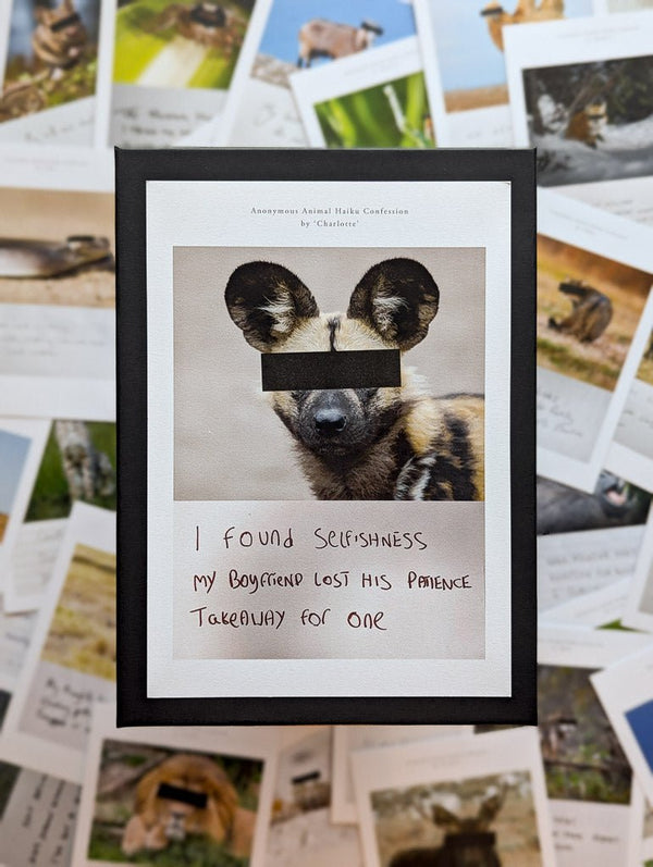 Anonymous Animal Haiku Confessions - The Confession Box - Dan Berg