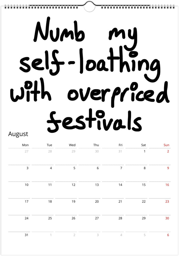 The Awful Calendar - 2026 - Dan Berg