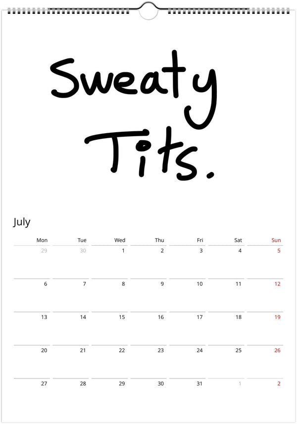 The Awful Calendar - 2026 - Dan Berg