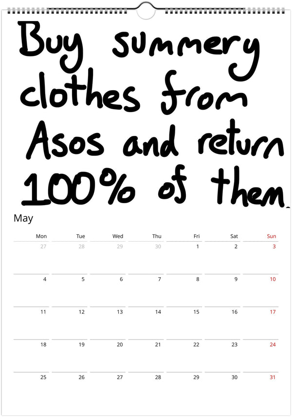 The Awful Calendar - 2026 - Dan Berg