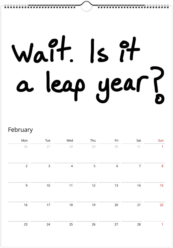 The Awful Calendar - 2026 - Dan Berg