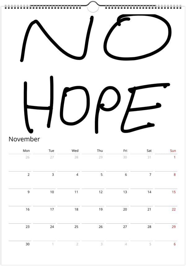 The Awful Calendar - 2026 - Dan Berg